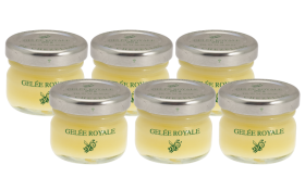 Les 6 pots de 20 g de gelée royale